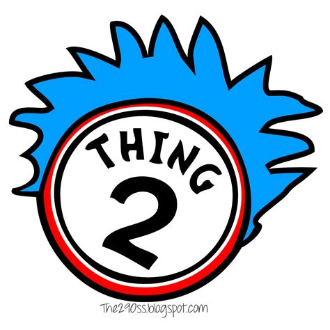 Thing 1 Vector At Getdrawings Free Download