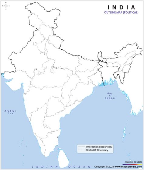 Political Map Of India A4 Size Images And Photos Finder