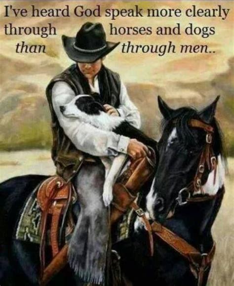 Cowboy And His Border Collie