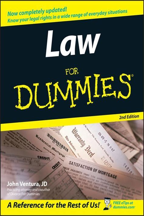 Pdf Law For Dummies By John Ventura Ebook Perlego