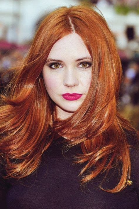 Hair Color Red Natural Karen Gillan 38 New Ideas In 2020 Shades Of Red Hair Blonde Vs