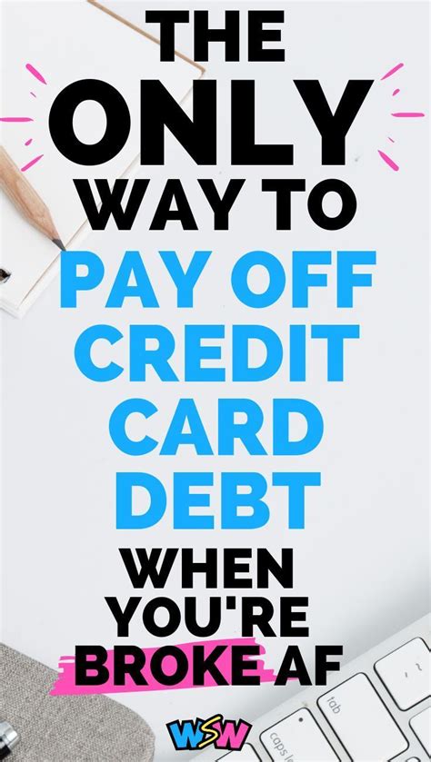 How To Pay Off Credit Card Debt Who Says What Paying Off Credit