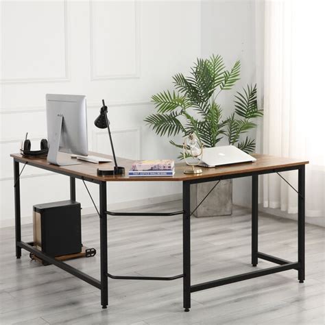 Choose traditional, modern designs or impressive executive desks. Ebern Designs L Shaped Computer Desk Home Office Corner ...