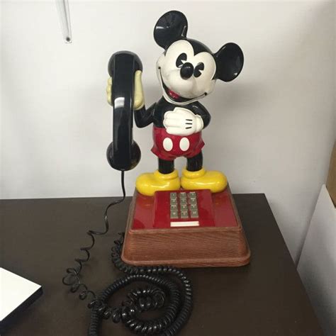 Vintage Mickey Mouse Telephonevintage Disney Telephoneold Vintage