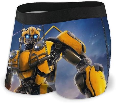 Gongypnd Bumblebee Transformers Shorts Men S Boxer Cotton Underwear Retro Pants Suitable For