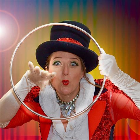 Roll Up Roll Up Circular Circus Ring Mistress Heidi Hoops Presents An Astounding Array Of