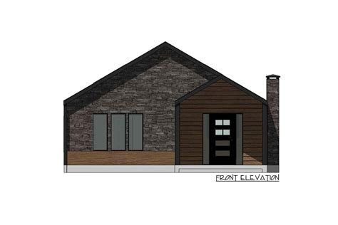 800 Square Foot 2 Bed Scandinavian Style House Plan 420025wnt
