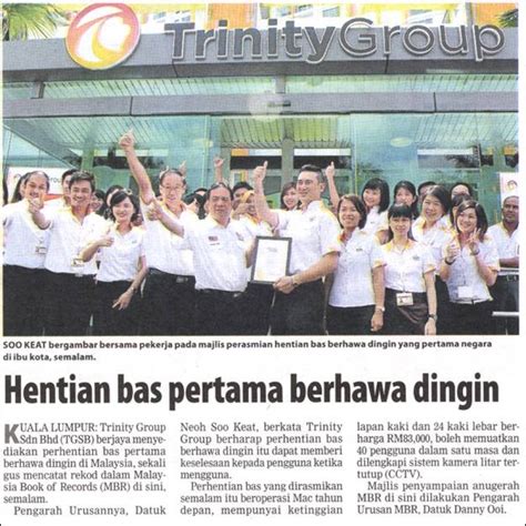 To connect with trinity group sdn bhd's employee register on signalhire. Hentian Bas Pertama Berhawa Dingin - Trinity Group