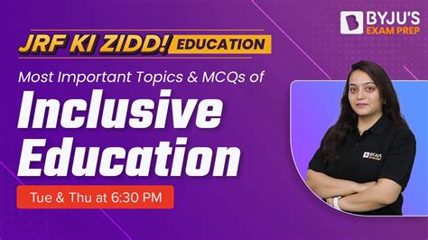 Ugc Net Education 2022 Most Important Topics And Mcqs Of Inclusive