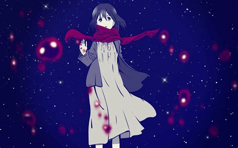 Red Scarf Girl Anime Shingeki No Kyojin Wallpapers And