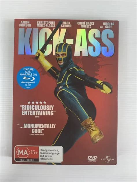 Kick Ass Aaron Johnson Nicolas Cage Dvd R4 Cult Action Movie 593 Picclick
