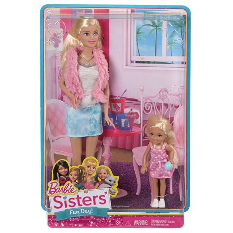 Barbie Sisters Barbie And Chelsea Doll 2 Pack Barbie Sisters Old Barbie Dolls Barbie Doll Set