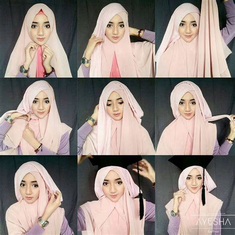 Tutorial Hijab Wisuda Syari By Indahnurj