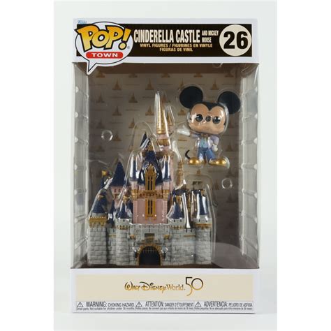 Walt Disney World Cinderella Castle And Mickey Mouse 26 Funko Pop