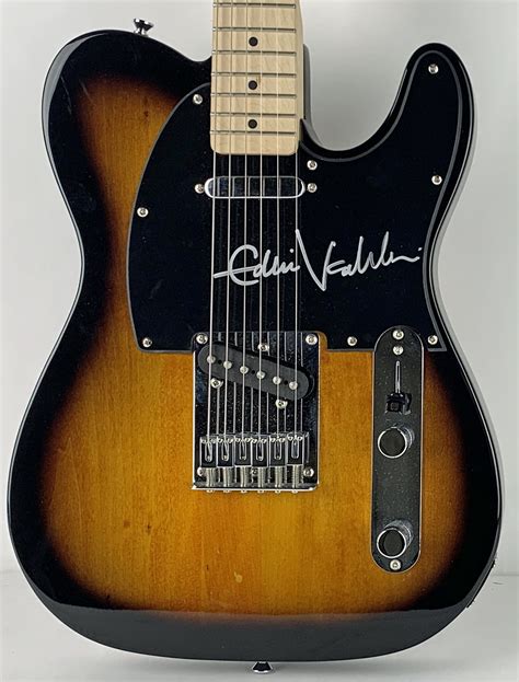 Lot Detail Pearl Jam Eddie Vedder In Person Signed Fender Telecaster Guitar Beckettbas Loa