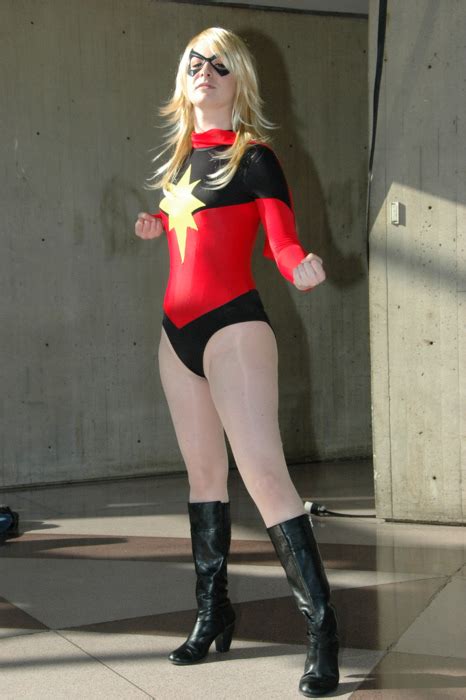 ms marvel carol danvers bodysuit cosplay costume
