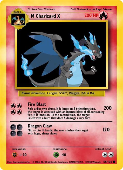 New mega cards charizard mega ex 69/106 with golisopod gx 148/147 flash light card standard size 2.5 x 3.5 english with box and sleeve free 1 ex card ages: Pokemon card #6A - Mega Charizard X by meteoL-drago3214 on DeviantArt