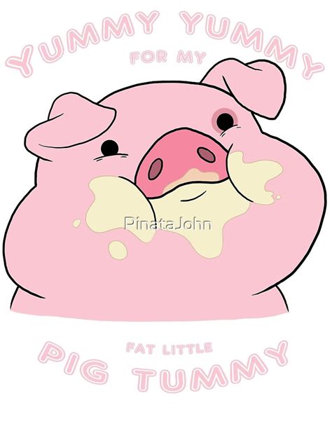 Waddles The Pig From Gravity Falls Premium Matte Vertical Poster Sold