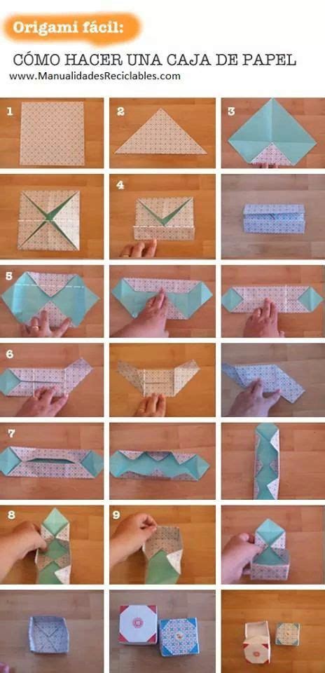 Cajita Cómo Hacer Una Caja Cajas De Origami Manualidades