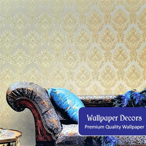 Metallic Gold Wallpaper For Walls Adds Sparkles To Your Home
