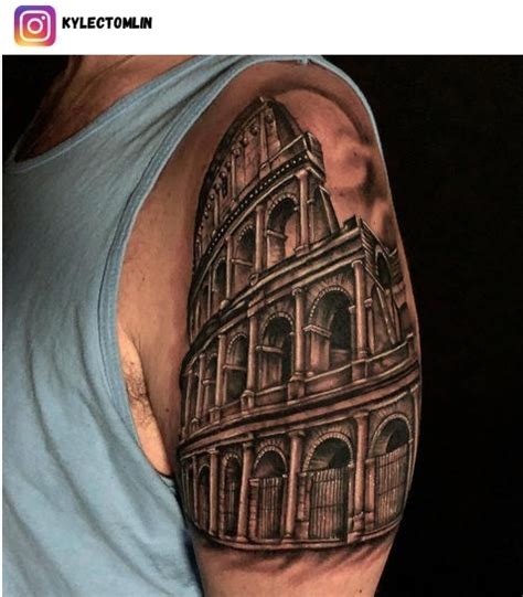 8 Roman Colosseum Tattoo Ideas Tattoo Designs