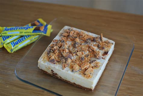 Butterfinger Cheesecake Cheesecake Squared