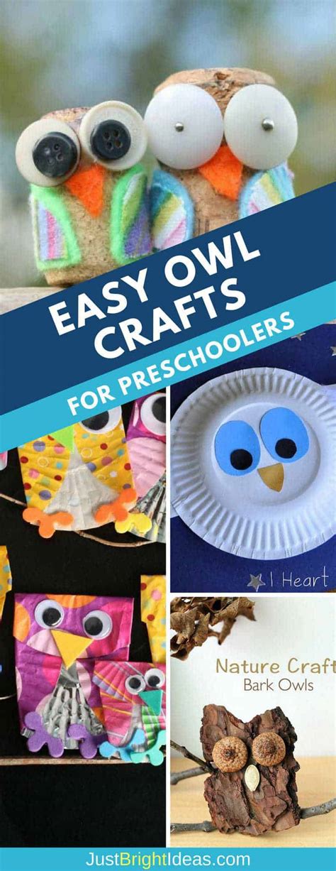 10 Absolutely Wonderful Owl Crafts For Preschoolers To Make At Home