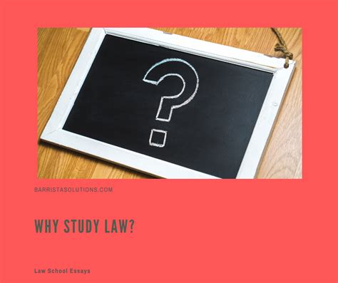 Why Study Law