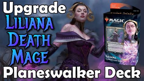 How To Upgrade The Liliana Death Mage Planeswalker Deck Youtube
