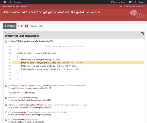 Critical Error On Php 71 Due To Deprecated Function Usage · Issue