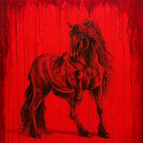 Warhorse Painting By Louise Green Fine Art America