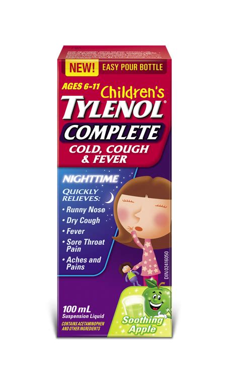 Childrens Tylenol Complete Cold Cough And Fever Nighttime Tylenol