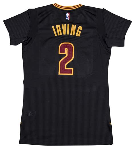 Lot Detail - 2015-2016 Kyrie Irving Game Used Cleveland Cavaliers Black ...
