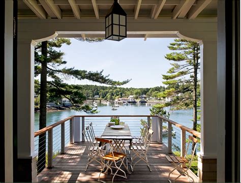 Porch Maine Traditional Porch Cottage Design Lake House