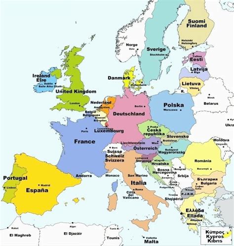 World geography north western europe map. Western Europe Capitals Map Quiz | secretmuseum