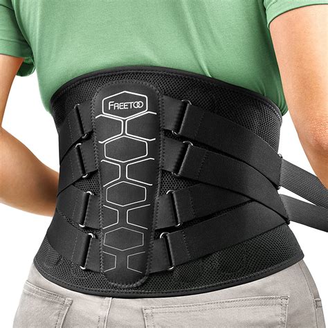 Freetoo Back Support Belt For Lower Back Pain Relief Medical Grade