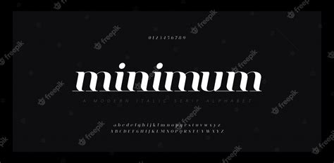 Premium Vector Elegant Awesome Alphabet Letters Italic Font