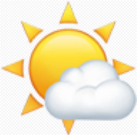Emojis Emoji Sun Clouds Overlay Overlays Tumblr Aesthet Emoji Hd Png