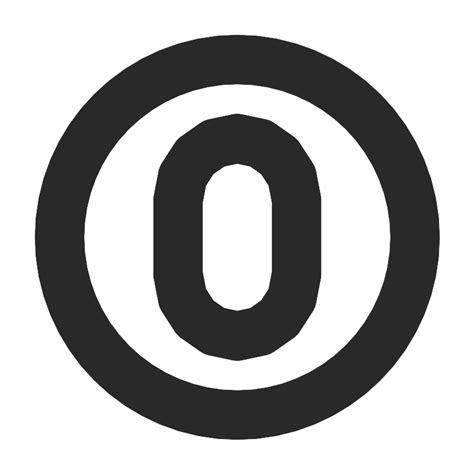 Number 0 Circle Vector Svg Icon Svg Repo