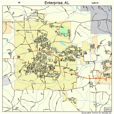 Enterprise Al Zip Code Map United States Map