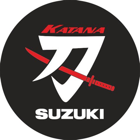 Sticker Suzuki Katana Rond Refd14201 Mpa Déco