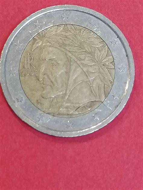 Pièce De 2 Euros Rare 2002 Dante Alighieri Erowzfinder