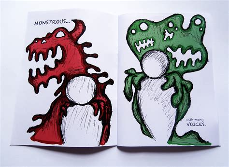 Craig Arnold Illustration Anxiety Monsters Zine