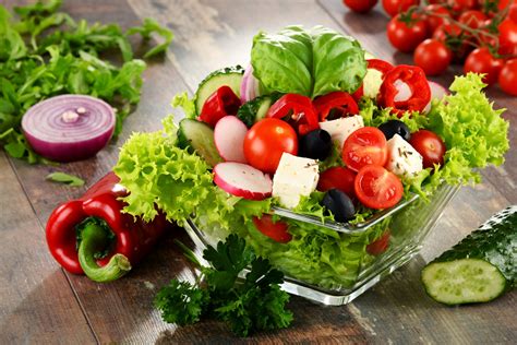 Download Pepper Still Life Tomato Lettuce Food Salad Hd Wallpaper