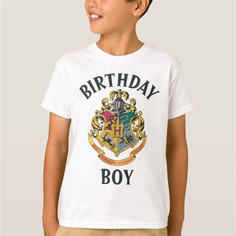 Harry Potter Hogwarts Birthday Boy T Shirt