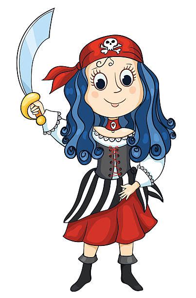 best female pirate illustrations royalty free vector graphics and clip art istock