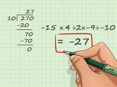 Cómo Multiplicar Y Dividir Números Enteros 10 Pasos