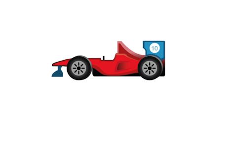 Race Car Emoji Race Cars Emoji Toy Car