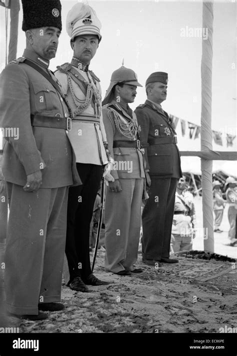 Photograph Of Coronation Of King Abdullah In Amman Jordan Dated 1946