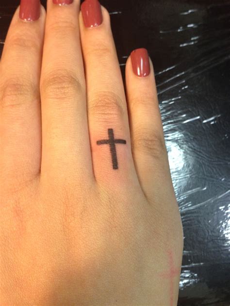 Cross Tattoos Ring Finger And Crosses On Pinterest